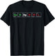 Gabagool Capicola Meat New Jersey Italian Periodic Elements T-Shirt - T-Shirt | Black
