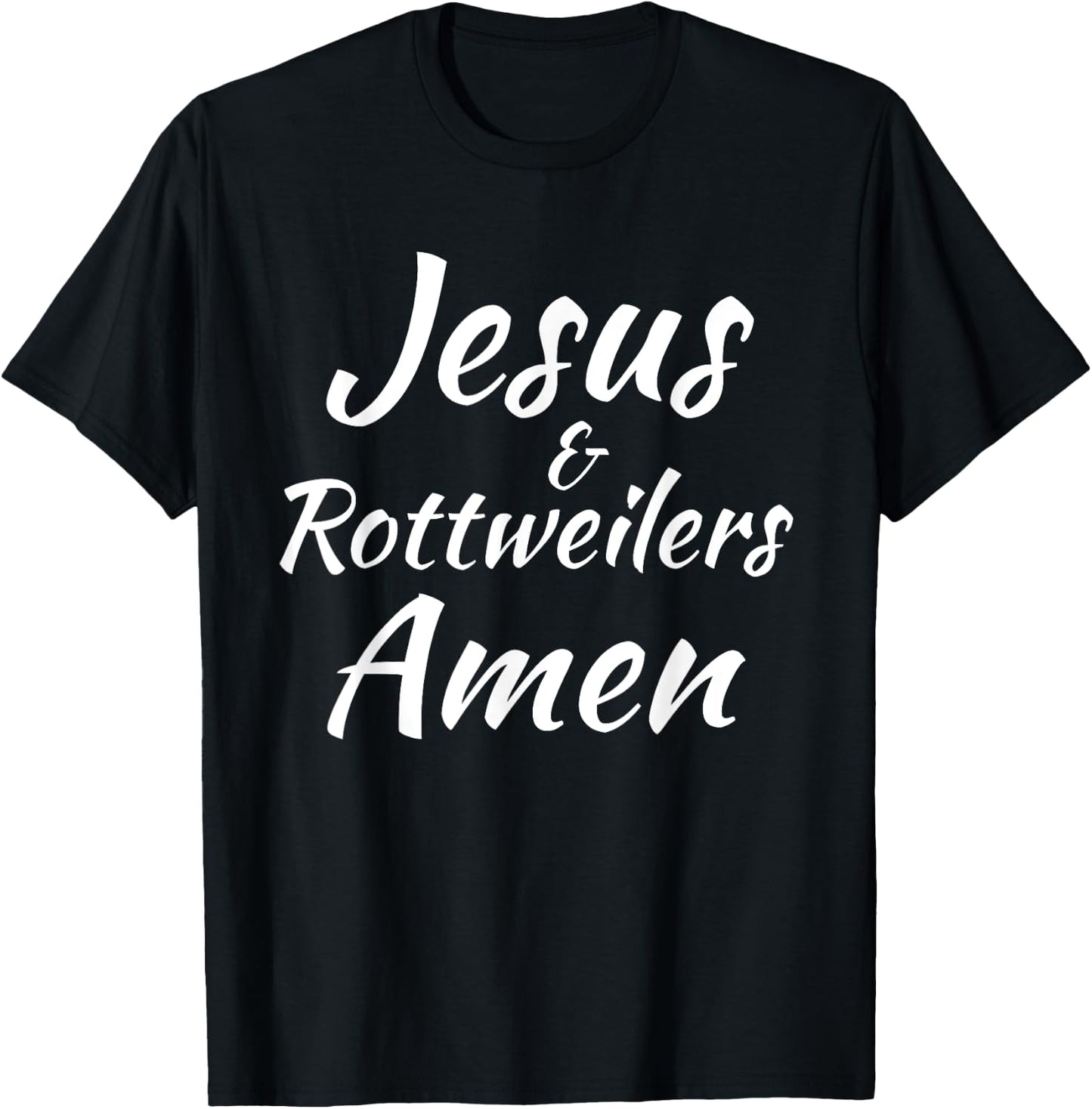 Jesus and Rottweilers Christian Faith Dog Women T-Shirt - T-Shirt | Black