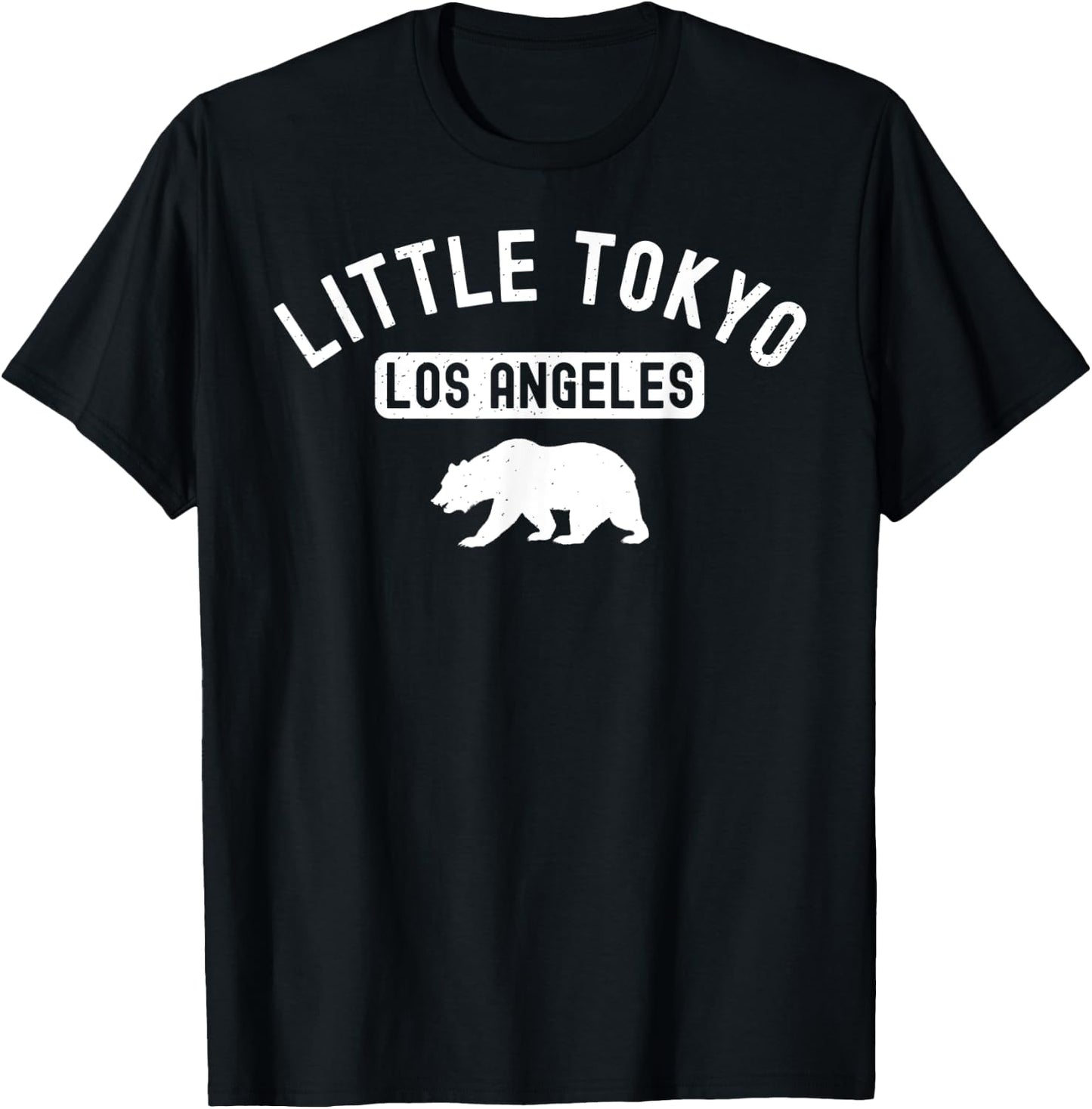 Little Tokyo Los Angeles Street Sign Chinatown Koreatown LA T-Shirt - T-Shirt | Black