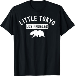 Little Tokyo Los Angeles Street Sign Chinatown Koreatown LA T-Shirt - T-Shirt | Black