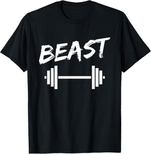 Beast Father Son Fitness Bodybuilding Matching T-Shirt - T-Shirt | Black