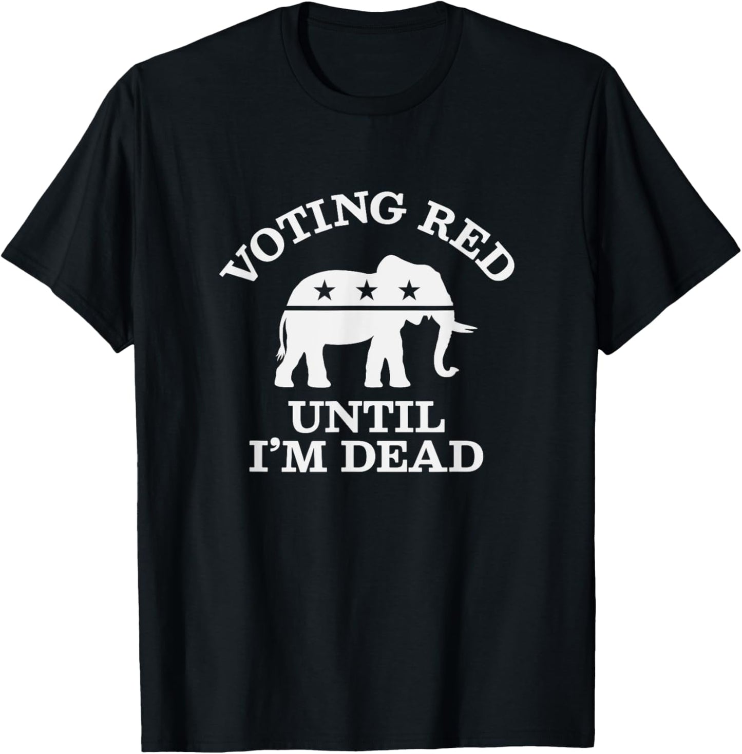 Vote Red Election Ballot, Republican Raised Right T-Shirt - T-Shirt | Black