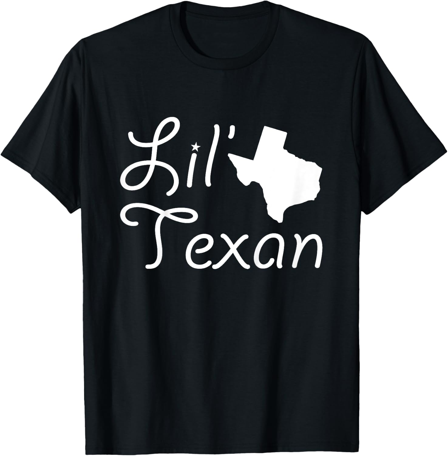 Lil' Texan | Funny Texas Kid Toddler | Boy Girl T-Shirt - T-Shirt | Black