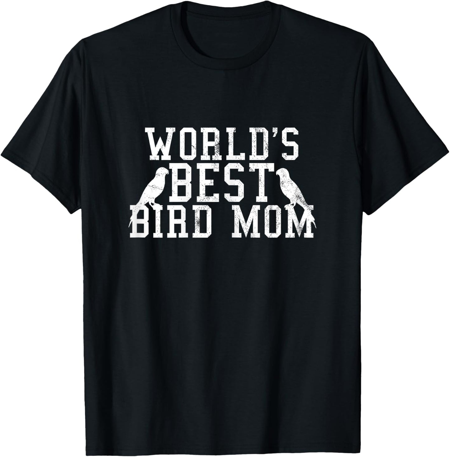 Bird Mom - Funny Bird Lover Parrot Shirt Gift T-Shirt - T-Shirt | Black