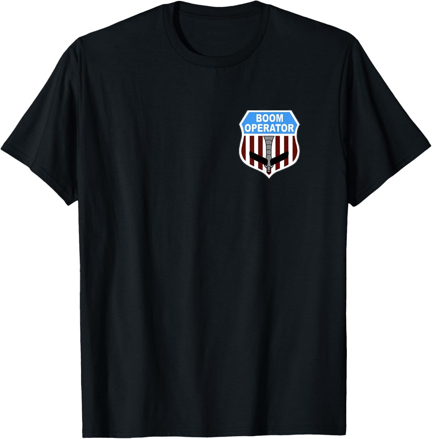 KC135 Stratotanker Boom Operator Tanker Shield US Air Force T-Shirt - T-Shirt | Black