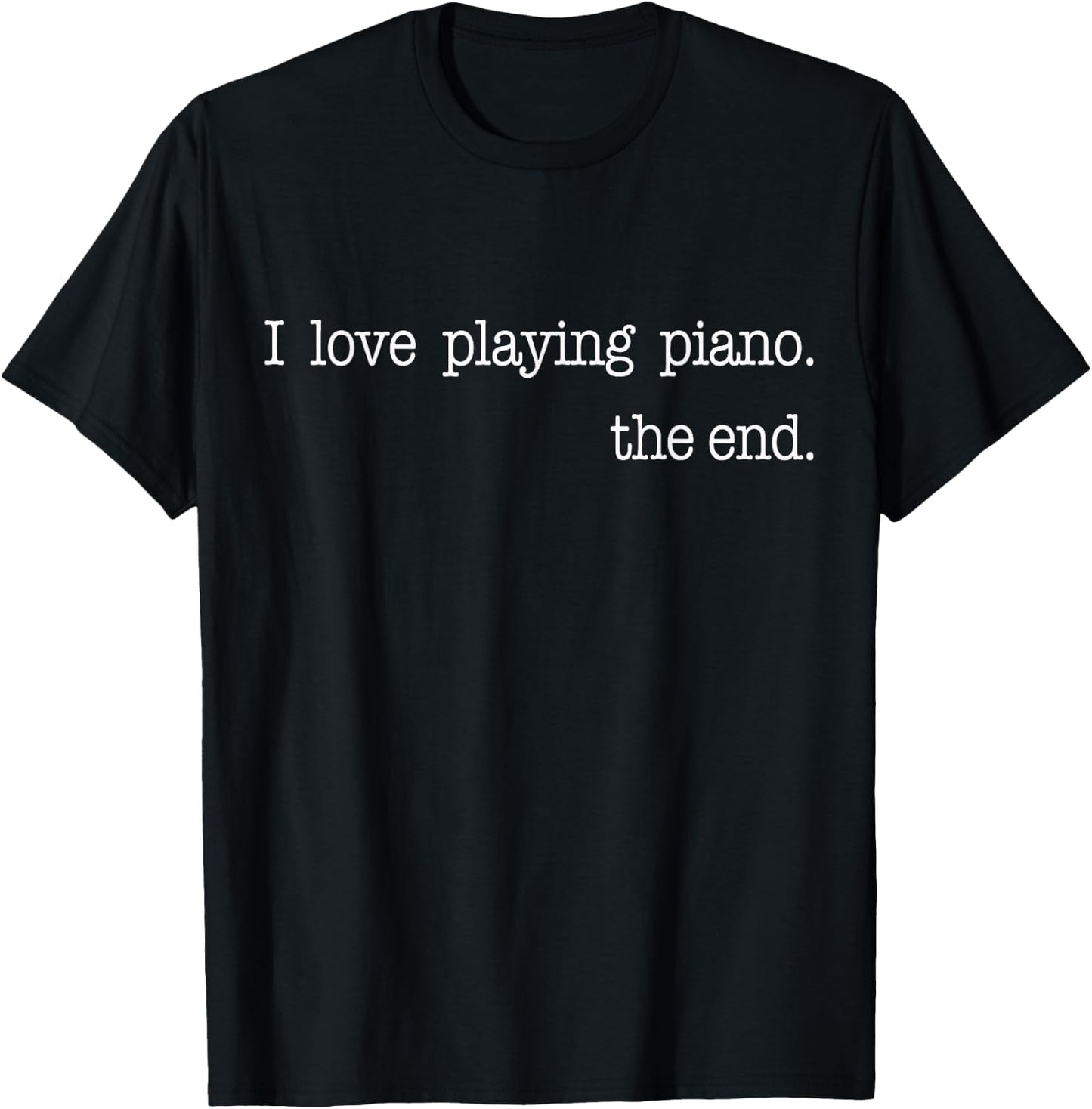 Funny Piano Lover Piano Player Musician Classical Music T-Shirt - T-Shirt | Black