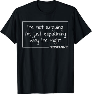 ROSEANNE Gift Quote Personalized Name Funny Birthday Joke T-Shirt - T-Shirt | Black