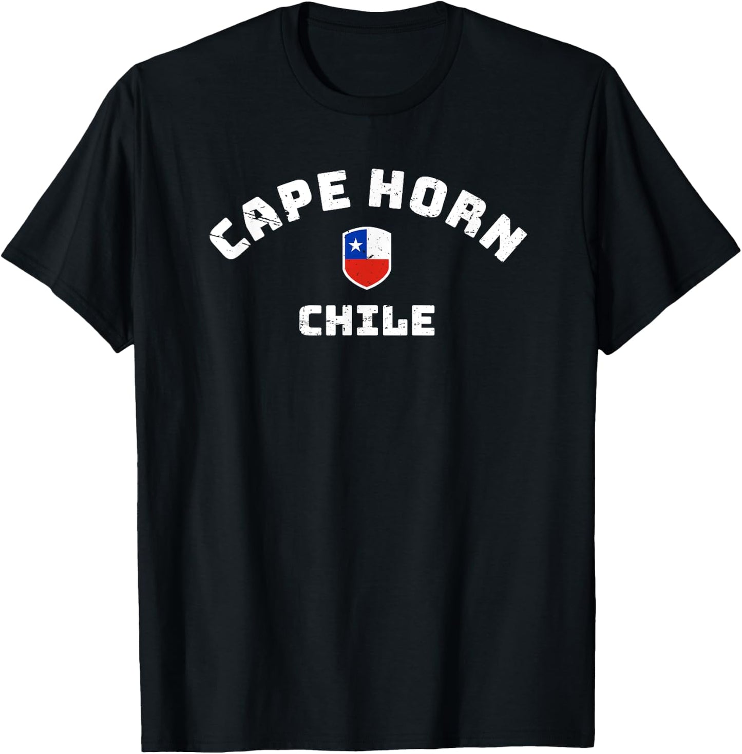 Cape Horn Chile, Chilean Flag T-Shirt - T-Shirt | Black