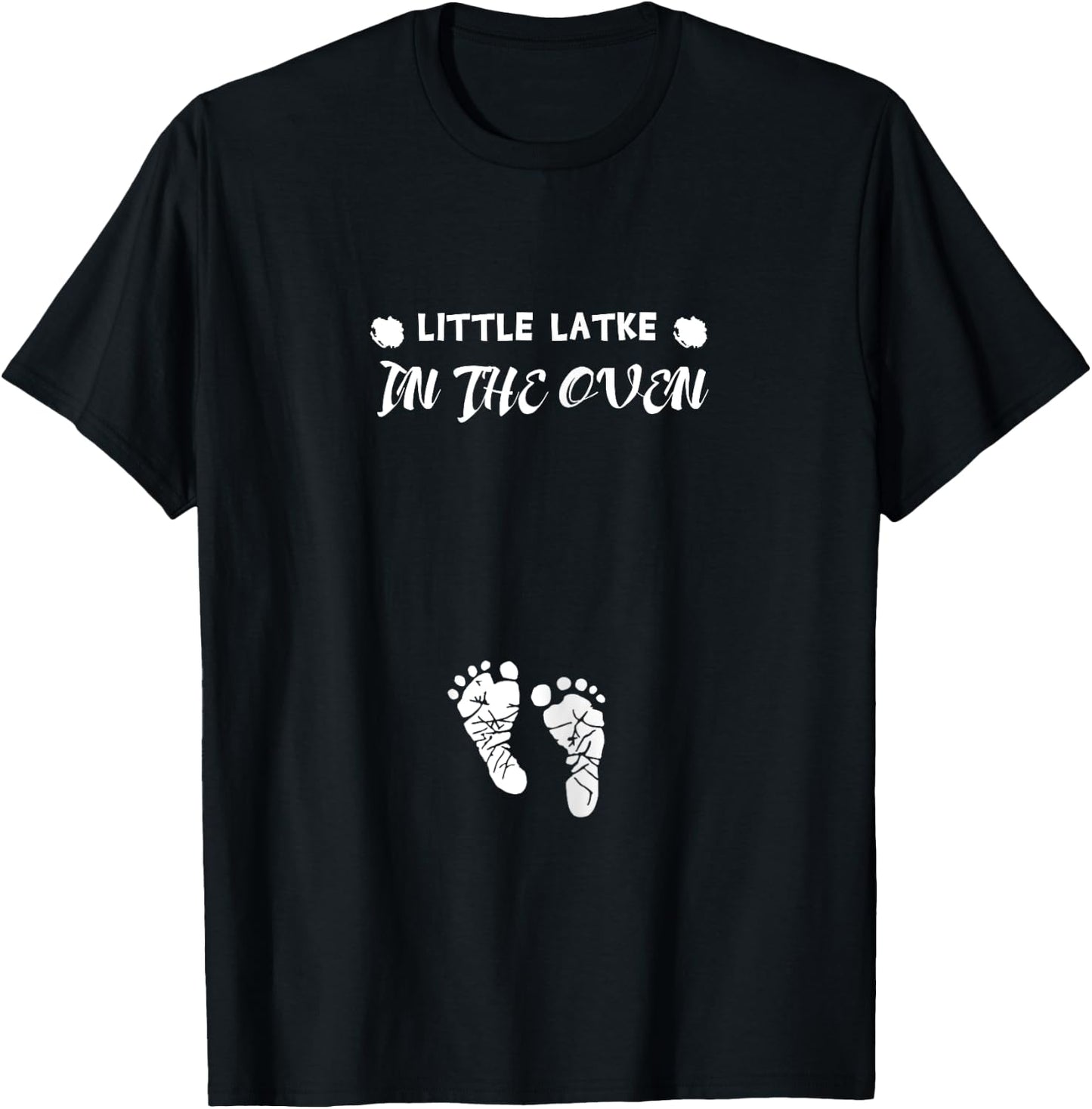 Hanukkah Mom To Be Pregnancy Baby Announcement T-Shirt - T-Shirt | Black