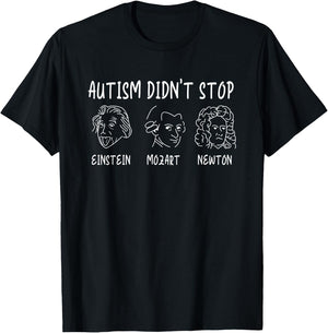 Autism Awareness Shirts Autism Didn't Stop T-Shirt - T-Shirt | Black