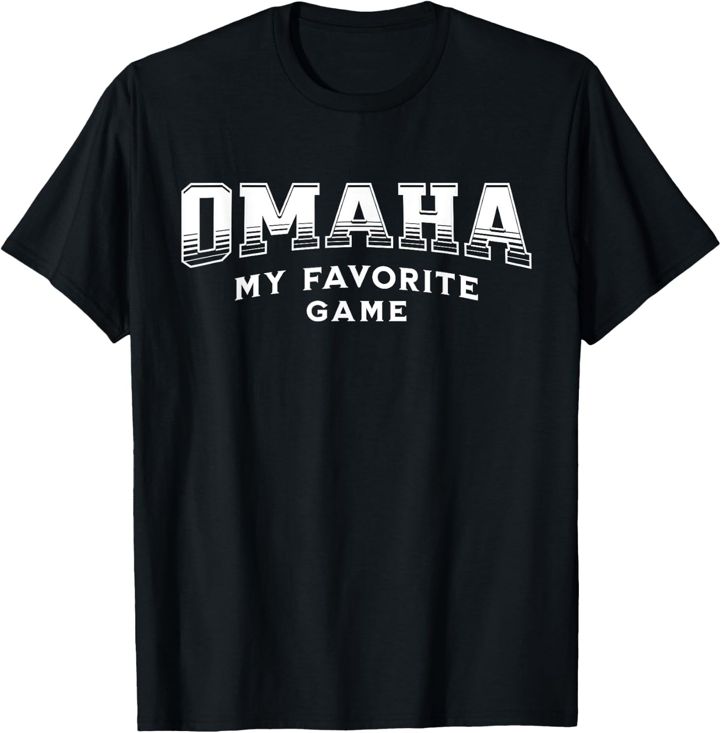 Poker My Favourite Game Omaha T-Shirt - T-Shirt | Black