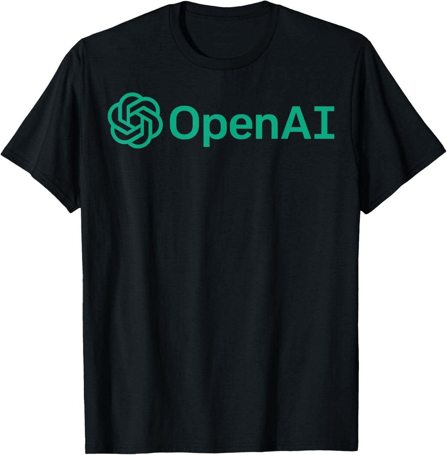 OpenAI Artificial Intelligence Nerdy Computer Programmer T-Shirt - T-Shirt | Black