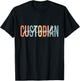 Boho Retro Vintage School Custodian Back To School T-Shirt - T-Shirt | Black