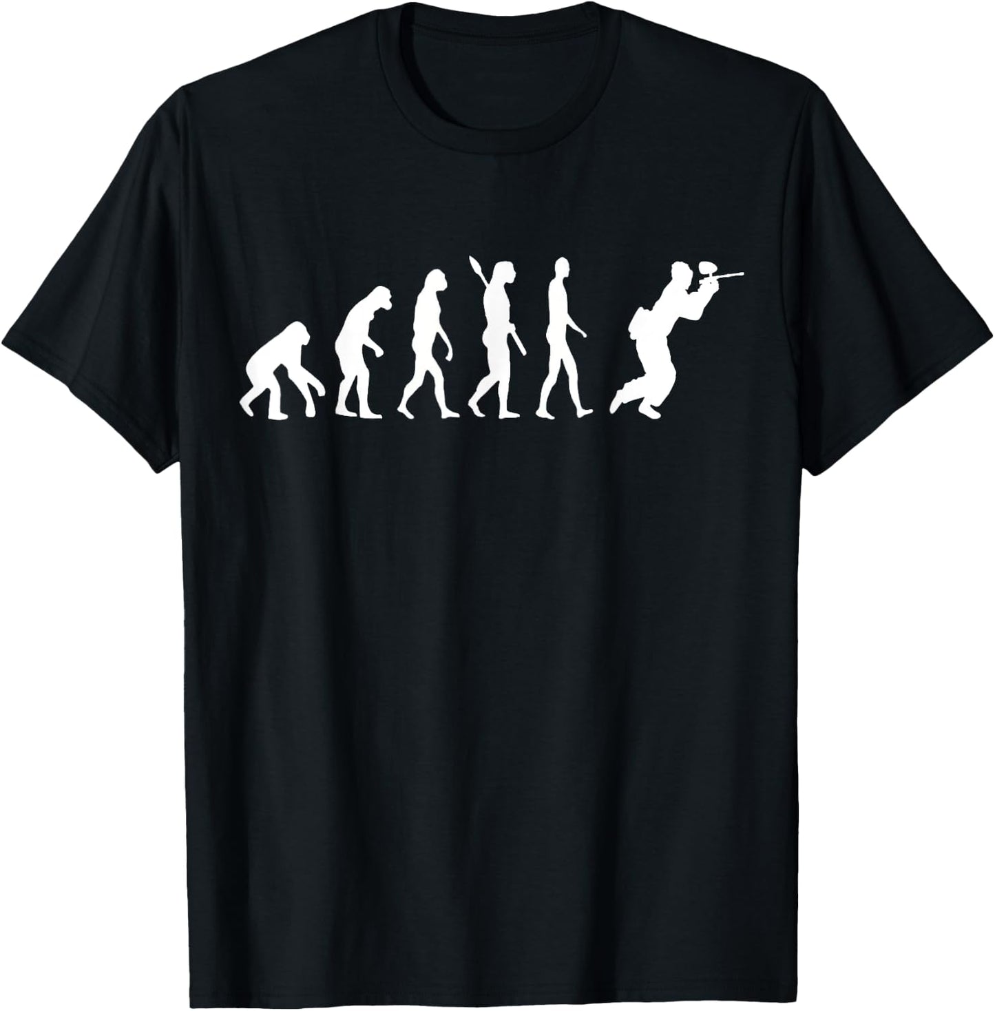 Paintballspieler Paintball Spieler Freizeit Sport Paintball Player Evolution T-Shirt - T-Shirt | Black