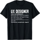 Ux Designer Definition Design - Interaction Designers Noun T-Shirt - T-Shirt | Black