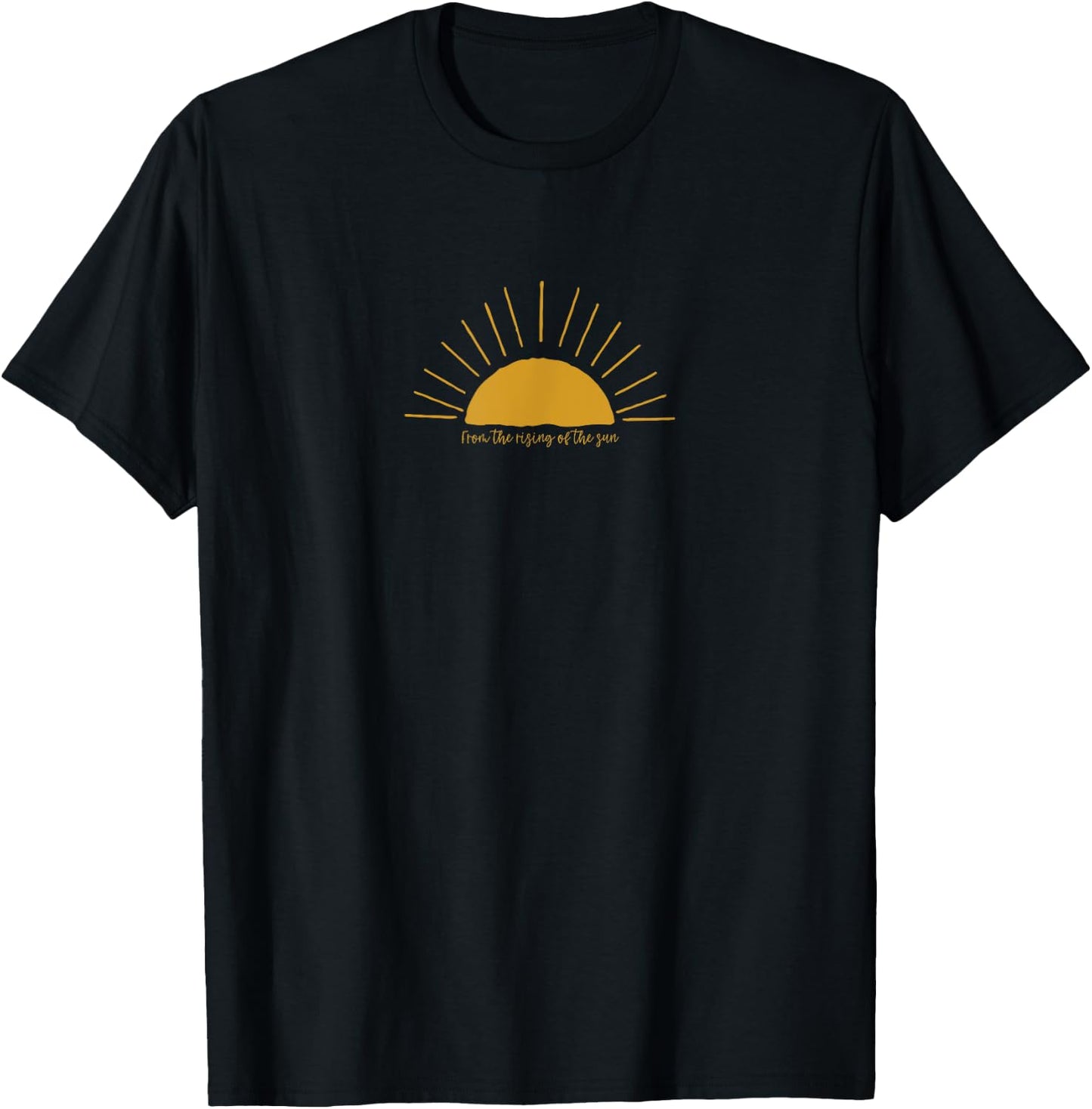 Psalm 113:3 From The Rising Of The Sun Bible Christian Faith T-Shirt - T-Shirt | Black