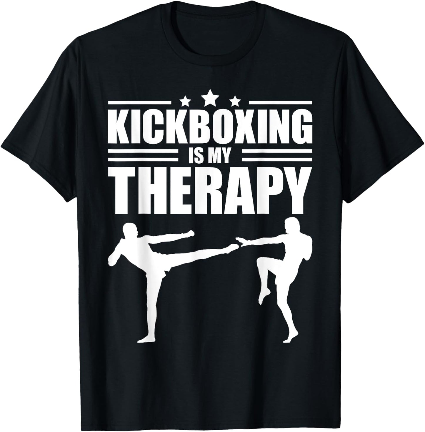 Cool Kickboxing Women Kickboxer Workout Exercise T-Shirt - T-Shirt | Black