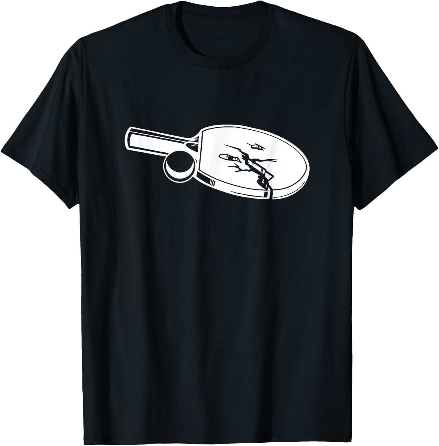 Table tennis old butterfly design for table tennis players T-Shirt - T-Shirt | Black