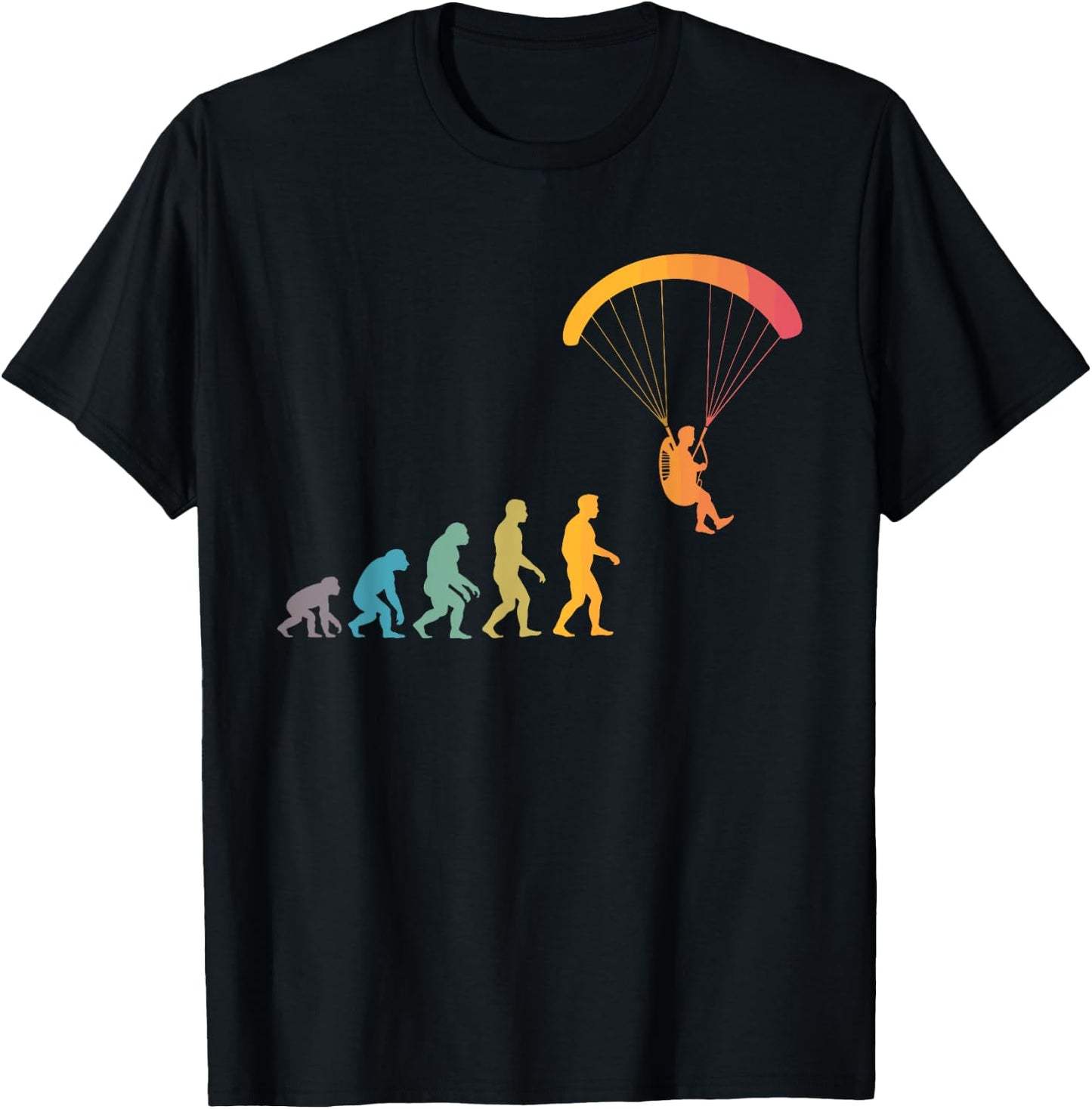 Paragliding PPG Paramotiring Evolution Paramotor T-Shirt - T-Shirt | Black