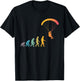 Paragliding PPG Paramotiring Evolution Paramotor T-Shirt - T-Shirt | Black