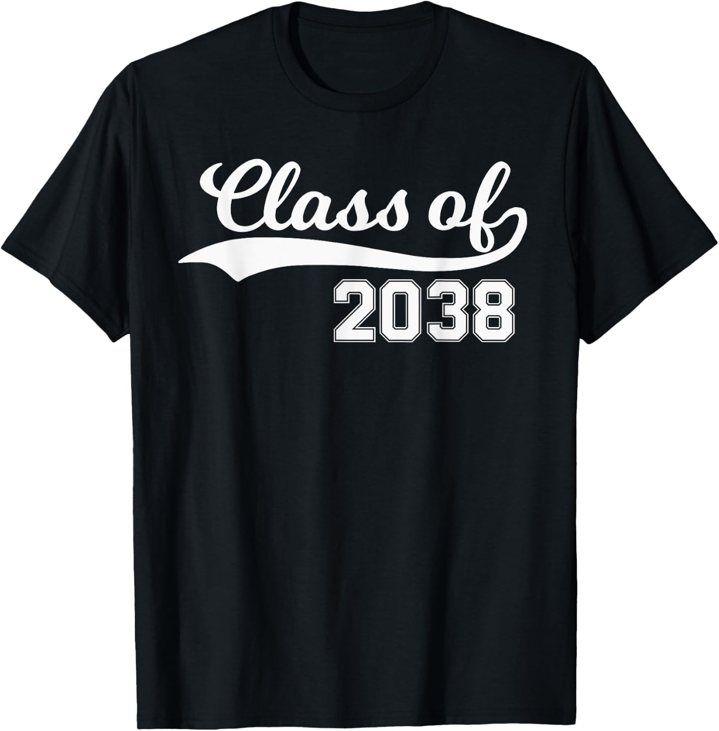 Class of 2038 Grow with Me First Day of School T-Shirt - T-Shirt | Black