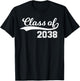 Class of 2038 Grow with Me First Day of School T-Shirt - T-Shirt | Black