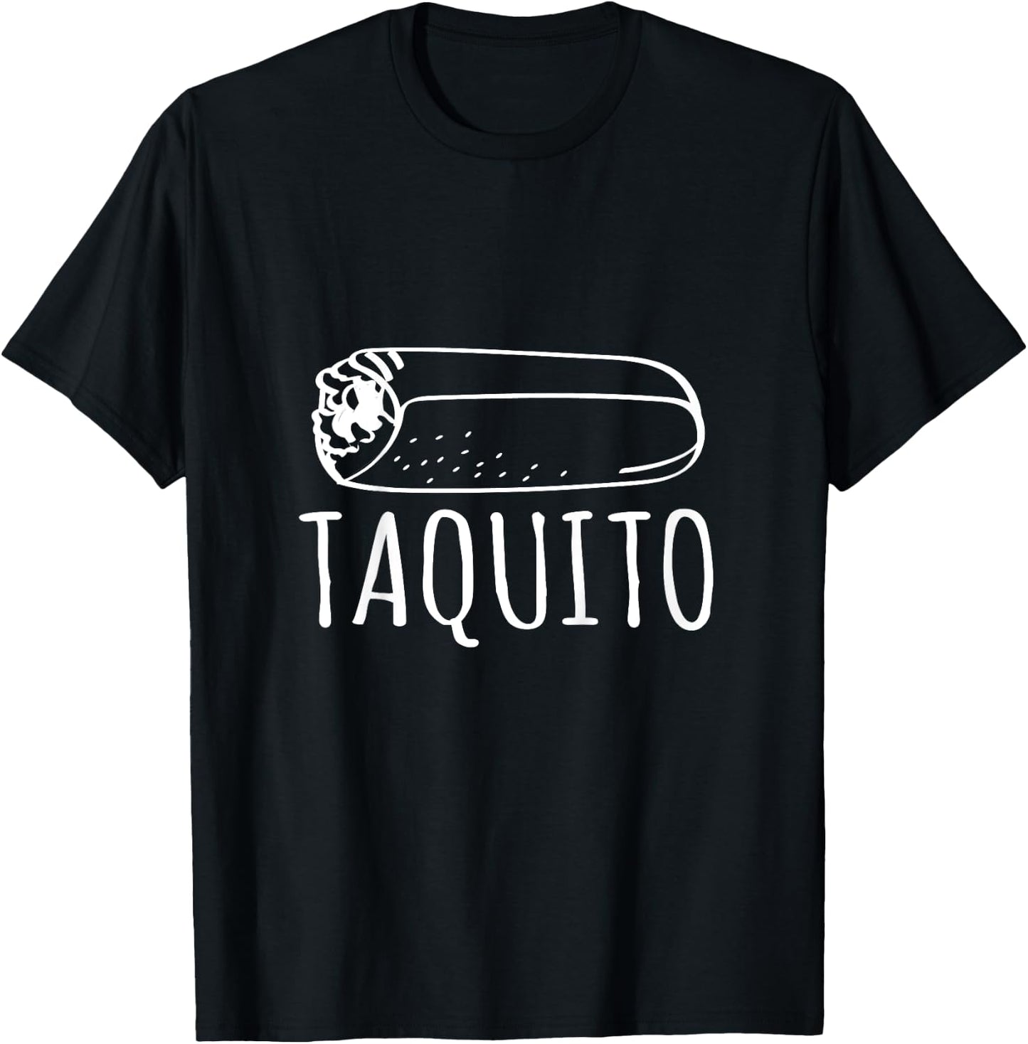Burrito Taquito Funny Daddy And Me Matching T-Shirt - T-Shirt | Black