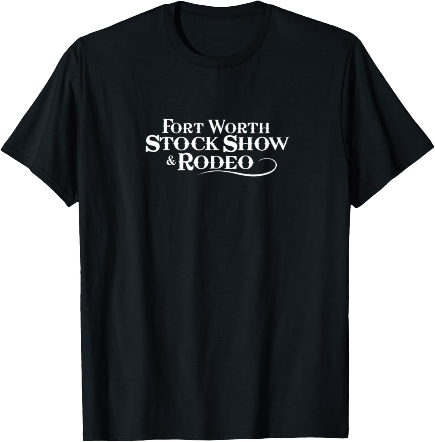Fort Worth Texas Stockyards and Rodeo Cowboy Western T-Shirt - T-Shirt | Black