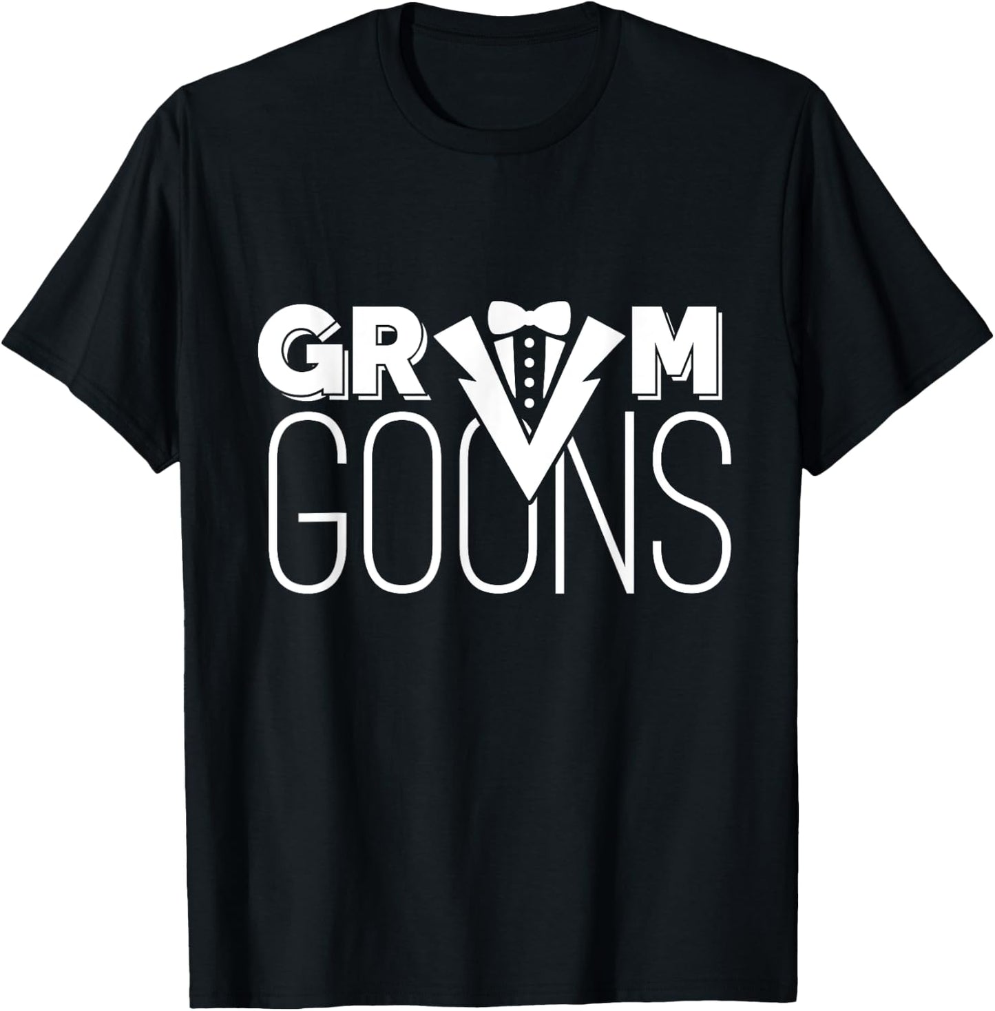 Grooms Goons Groomsman T-Shirt - T-Shirt | Black