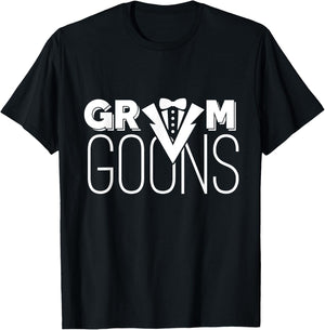 Grooms Goons Groomsman T-Shirt - T-Shirt | Black
