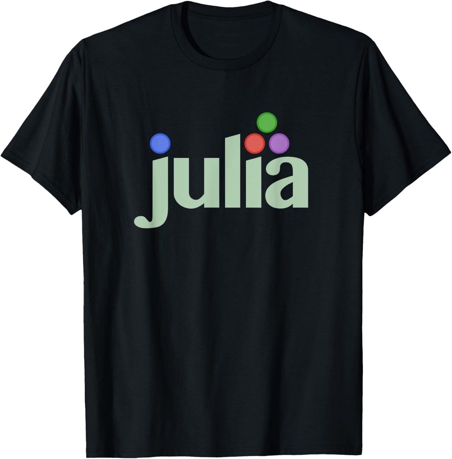 Julia Programming Language Coder and Software Developers T-Shirt - T-Shirt | Black