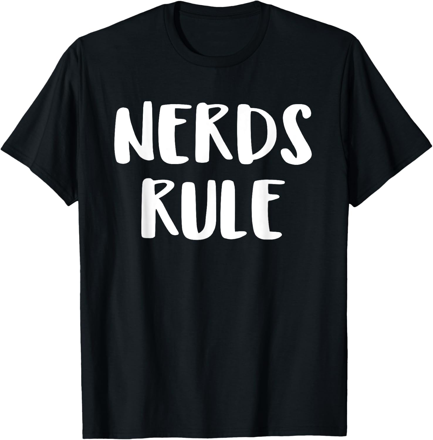 Nerds Rule Graphic T-Shirt - T-Shirt | Black