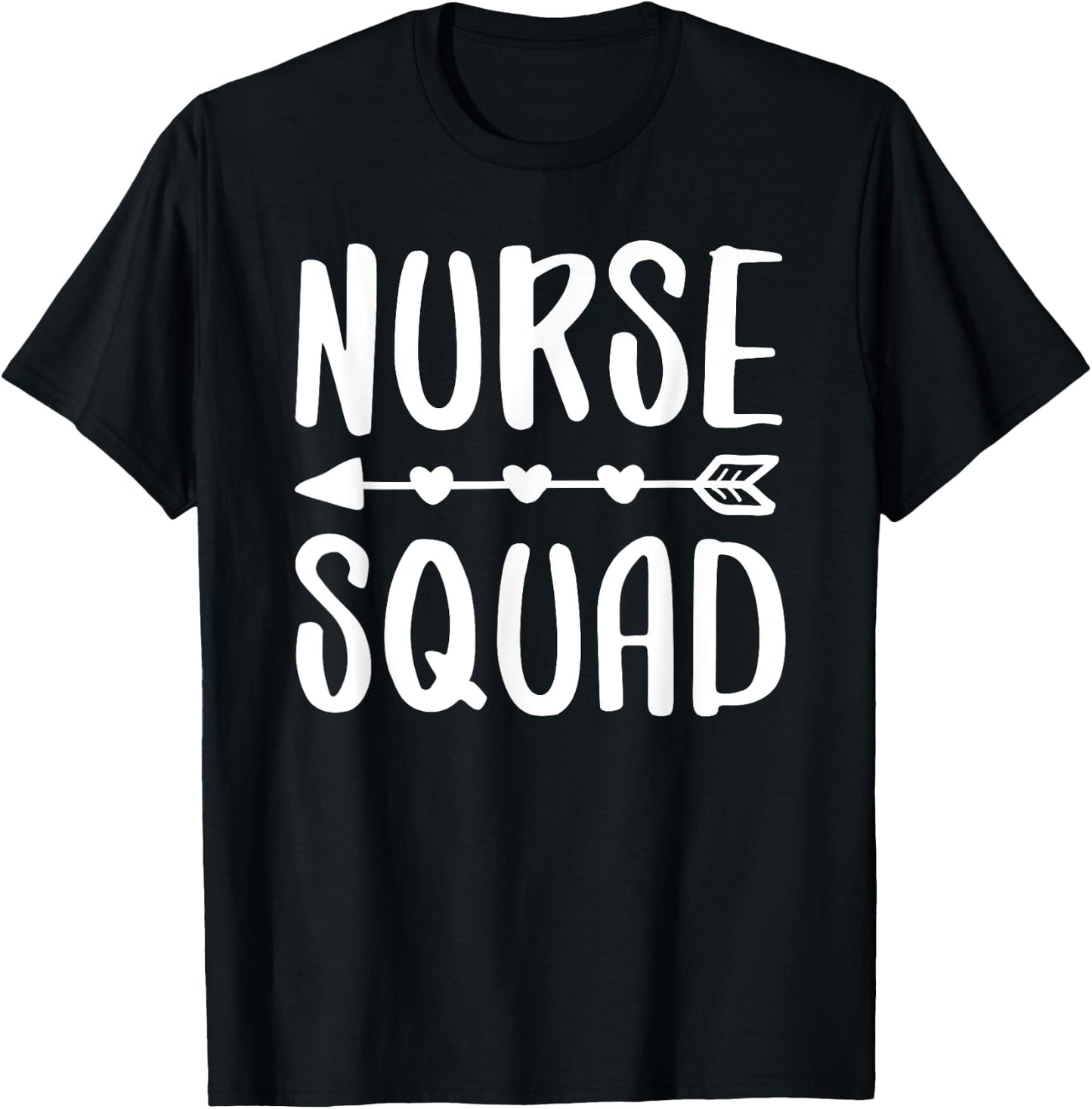 Nurse Squad Shirt Teacher Student Nursing Team Women Girls Kids T-Shirt - T-Shirt | Black