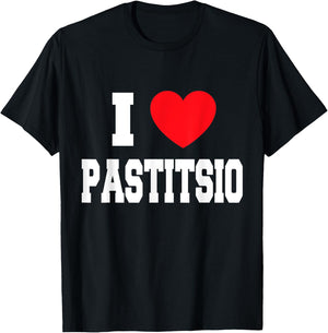 I Love Pastitsio T-Shirt - T-Shirt | Black