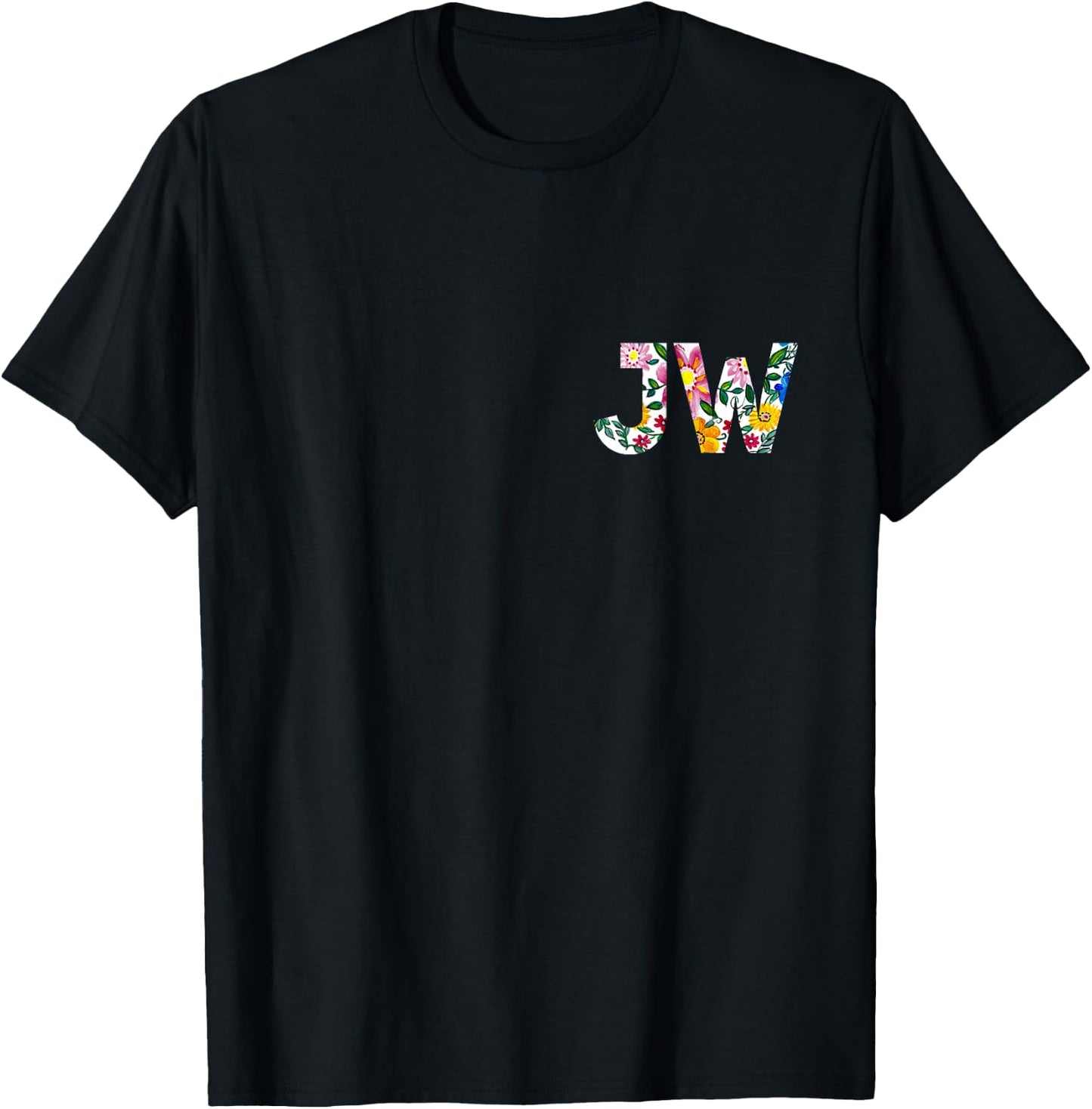 JW - Jehovah's Witness - -Adults - Black - Small - Short Sleeve - Modern Classic Fit Lightweight - Religious Graphics T-Shirt - T-Shirt | Black