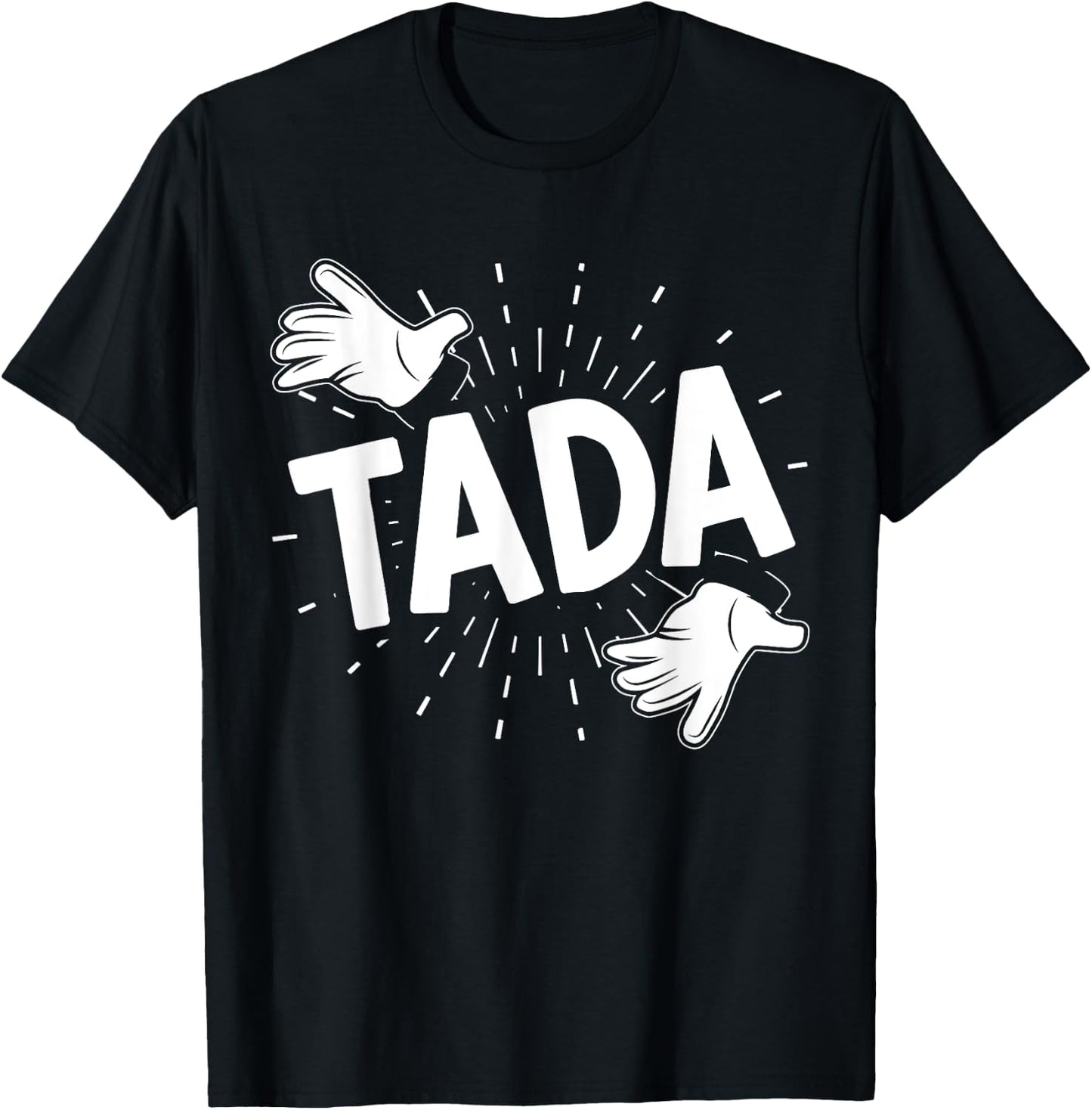 Tada Magician Magic Tricks Wizardry Illusionist Wizard T-Shirt - T-Shirt | Black