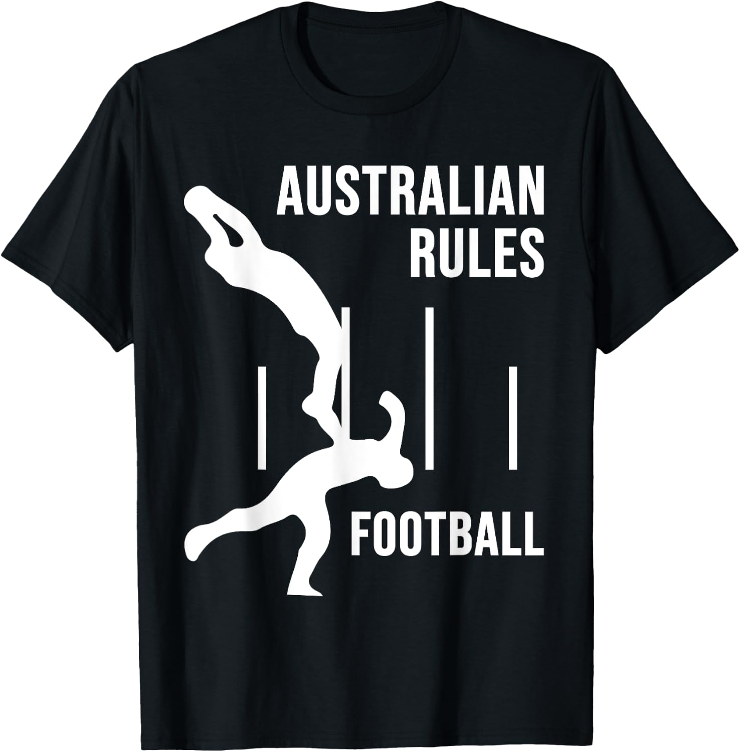 Great Aussie Sport Gift - Australian Rules Football Lovers T-Shirt - T-Shirt | Black