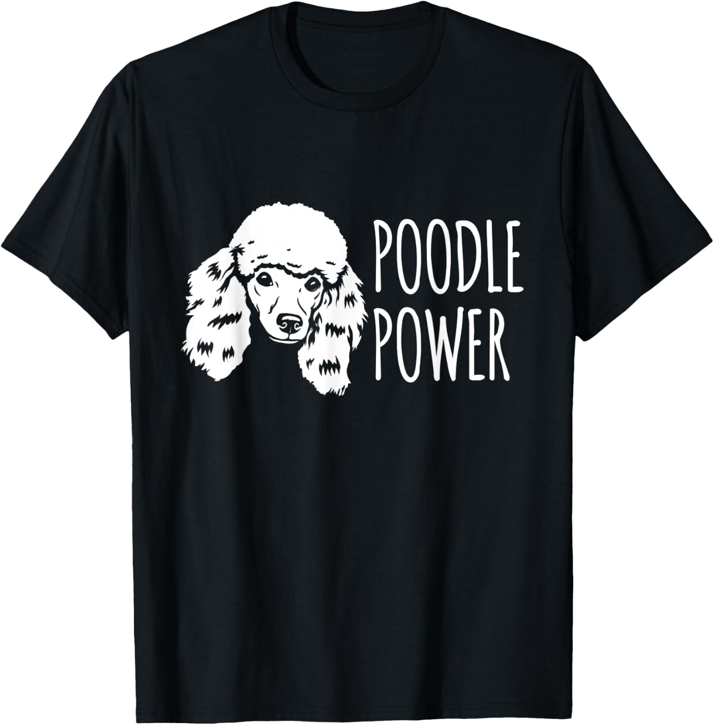 Poodle Power Pet Owner Breed Dog Lover Women T-Shirt - T-Shirt | Black