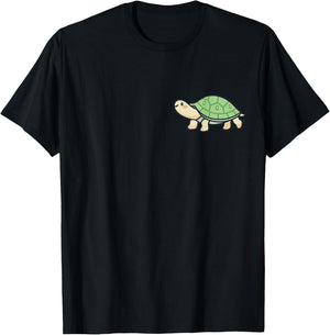 Turtle Animal Aesthetic Kawaii Lover Owner Cute T-Shirt - T-Shirt | Black