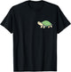 Turtle Animal Aesthetic Kawaii Lover Owner Cute T-Shirt - T-Shirt | Black