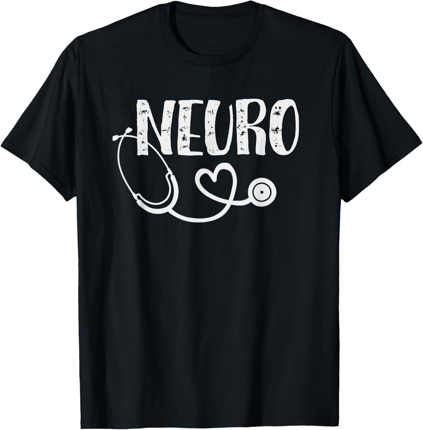 Cute Neuro Medical - Neurology Medical Staff Shirt T-Shirt - T-Shirt | Black