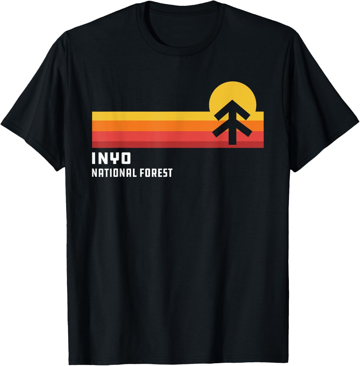 Inyo National Forest Bishop California T-Shirt - T-Shirt | Black
