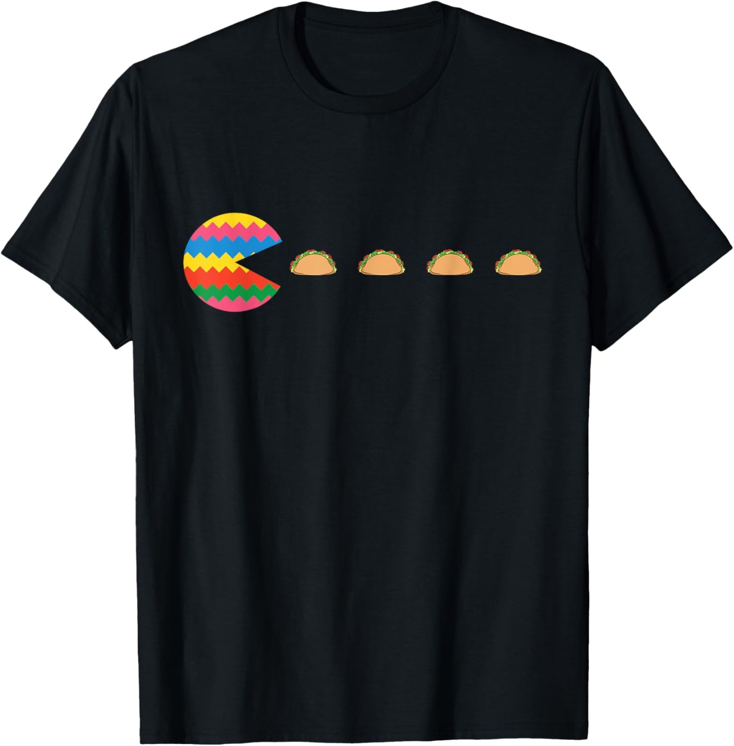 Taco Cinco De Mayo Funny Video-Game Mexican Fiesta Gamer T-Shirt - T-Shirt | Black