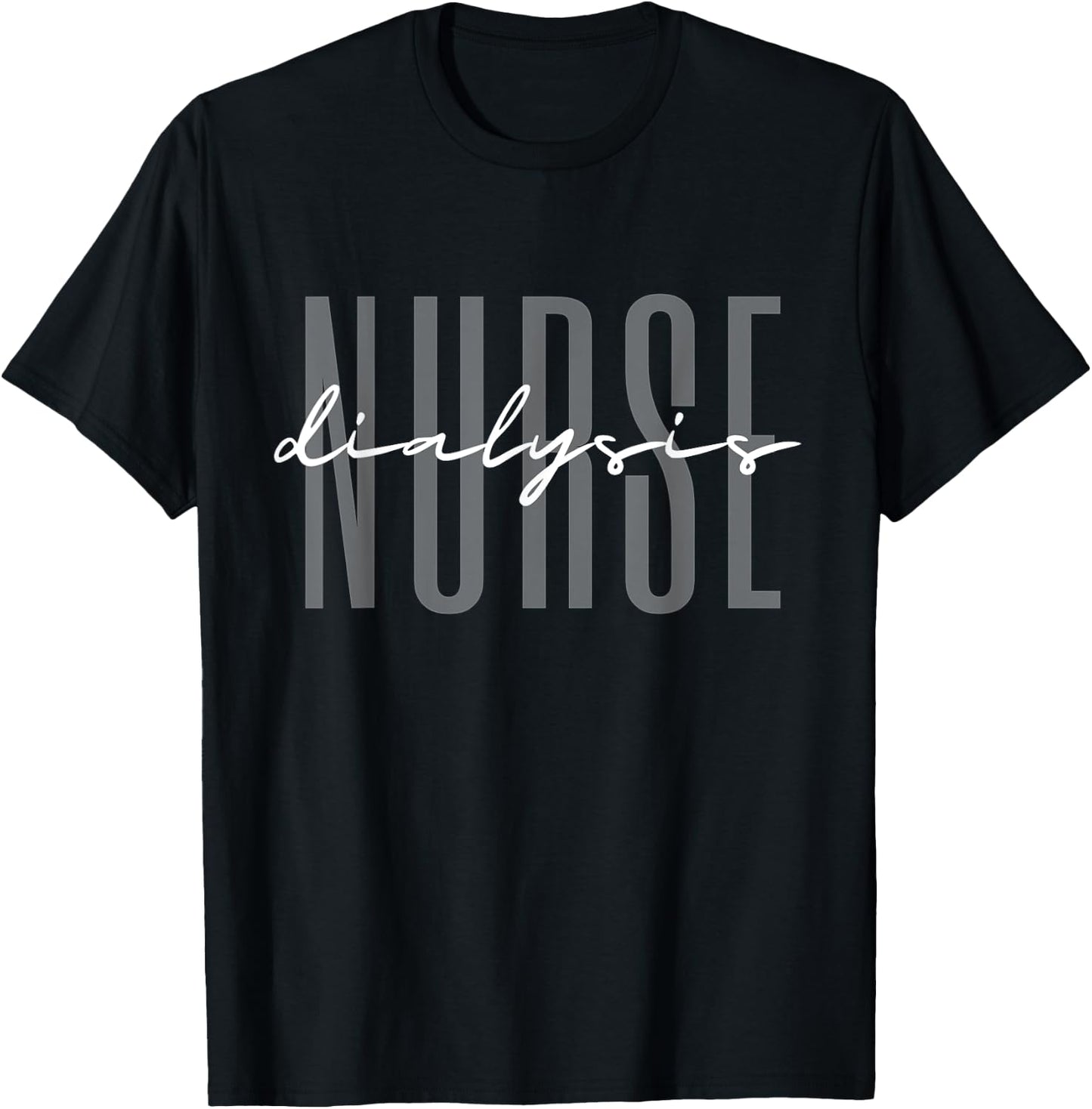 Dialysis Nurse Nephrology Nursing T-Shirt - T-Shirt | Black