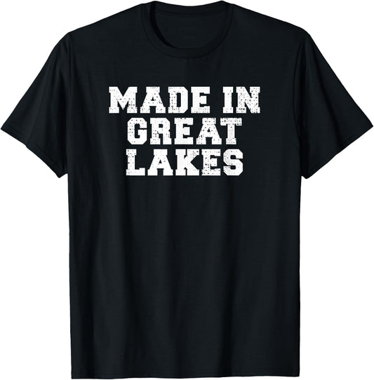 Made In Great Lakes Sailor Basic Boot Camp Graduate Shirt T-Shirt - T-Shirt | Black