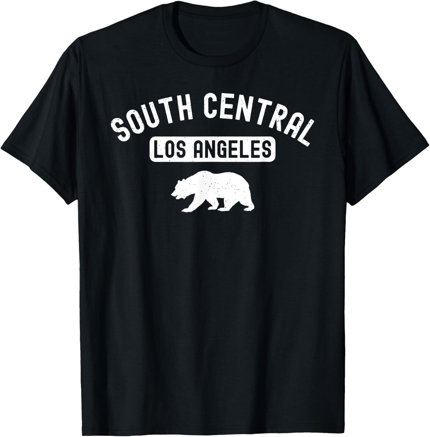 South Central Los Angeles Street LA Slauson Crenshaw 323 LA T-Shirt - T-Shirt | Black