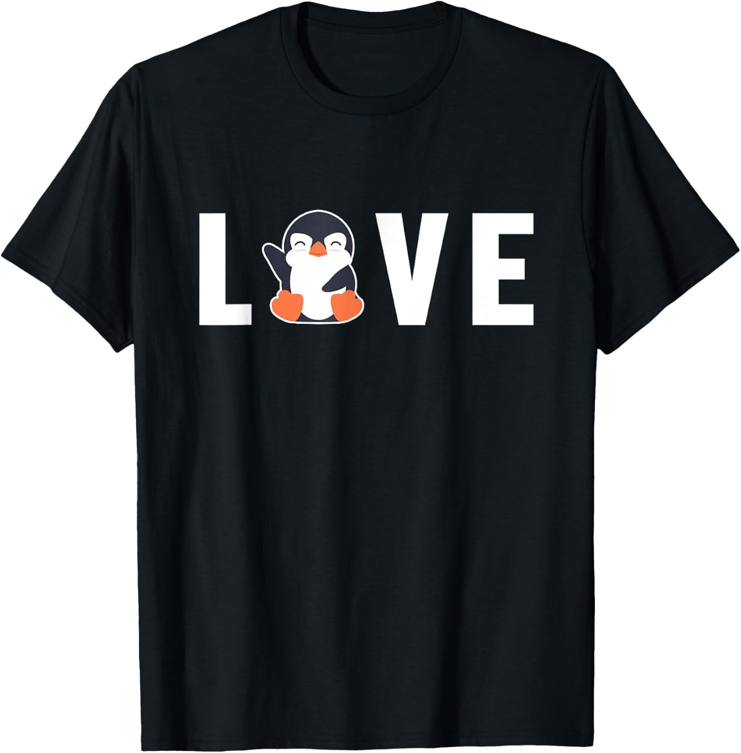 Love Sea Bird King Emperor Penguin Lover Penguin T-Shirt - T-Shirt | Black