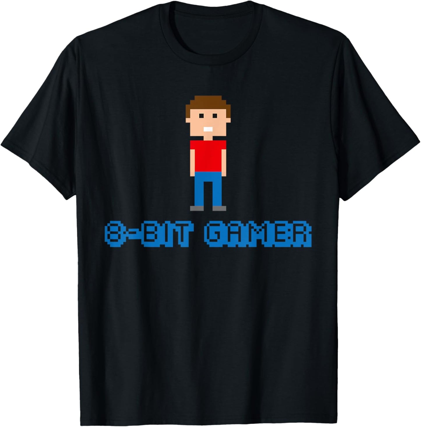 8-Bit Gamer T-Shirt - T-Shirt | Black