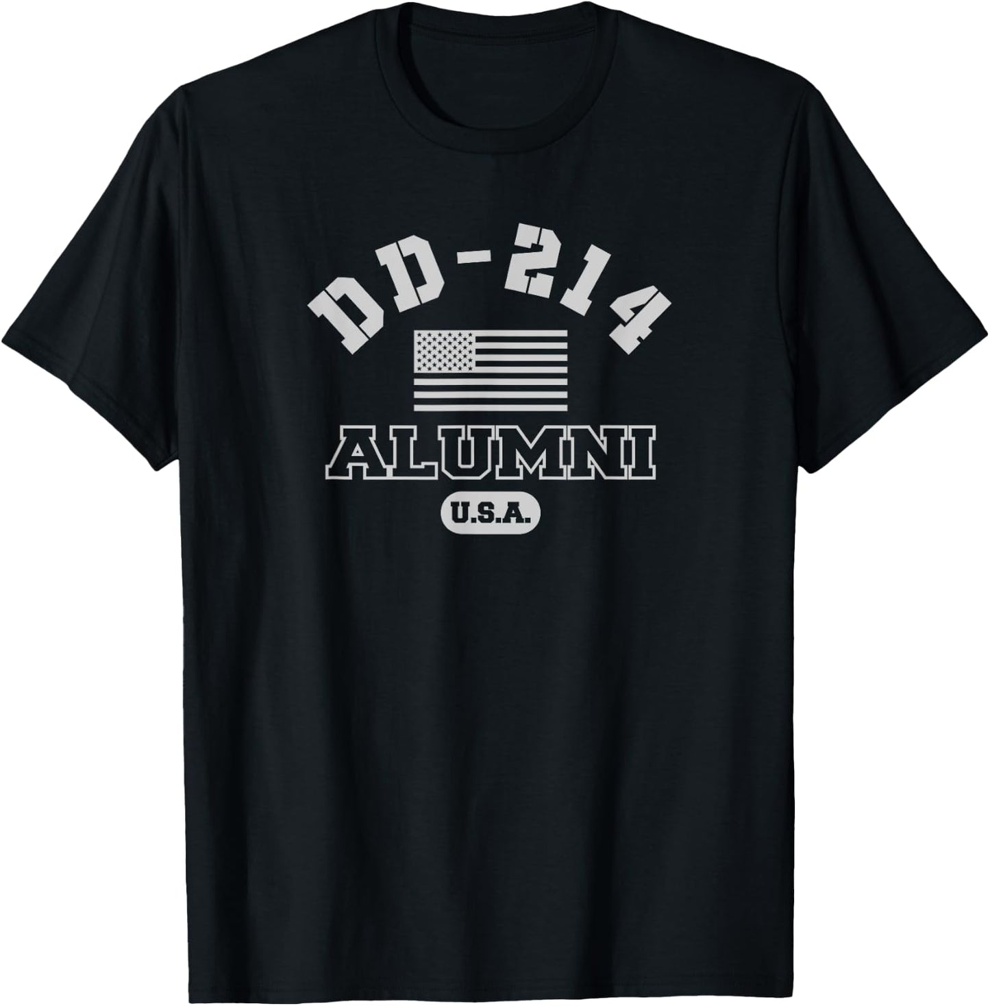 Dd - 214 Alumni U.s.a. T-Shirt - T-Shirt | Black