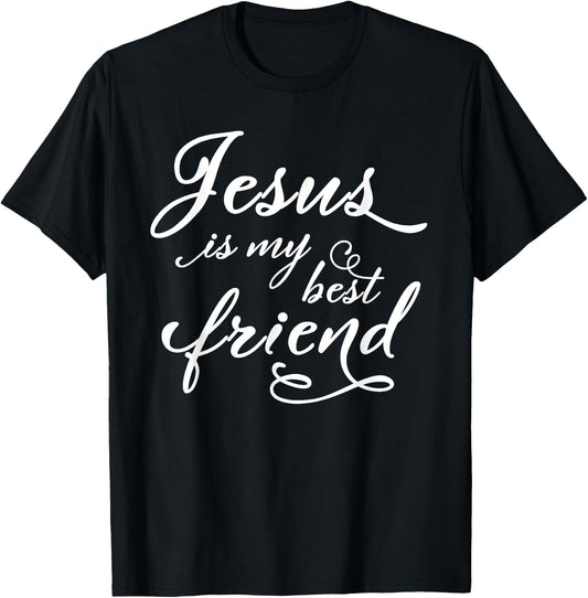 Jesus is my best friend T-Shirt - T-Shirt | Black